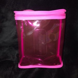 Clinique plastic makeup/toiletries bag